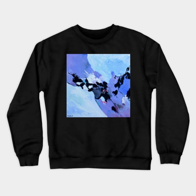 sliding absract Crewneck Sweatshirt by calimero